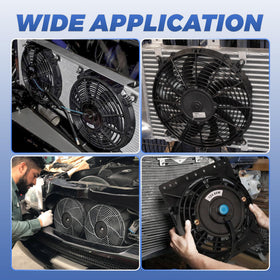 EVERESTWAY fan installed in truck engine bay showing improved ventilation benefit