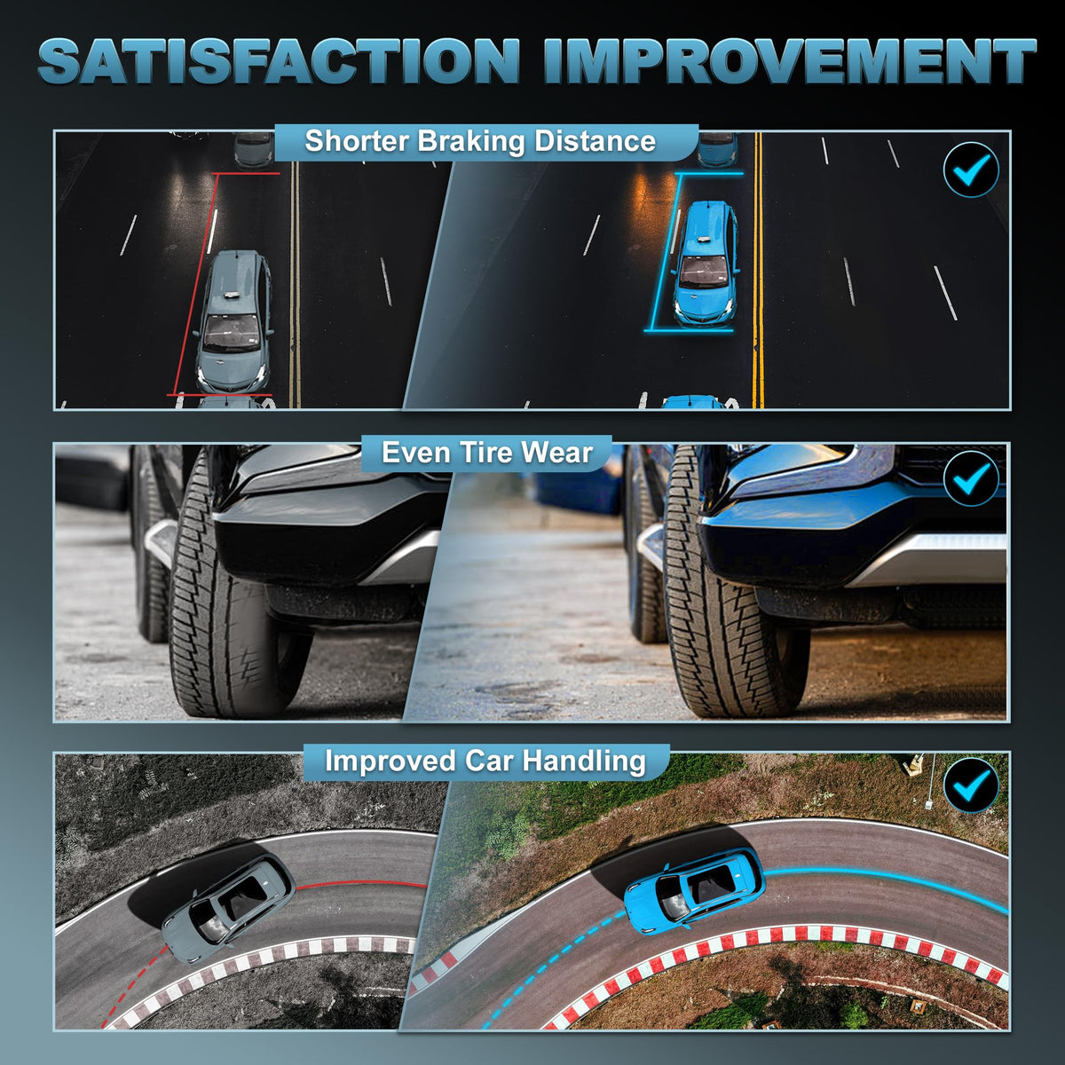 EVERESTWAY strut next to ruler showing scale for correct fitment verification