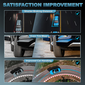 EVERESTWAY strut next to ruler showing scale for correct fitment verification