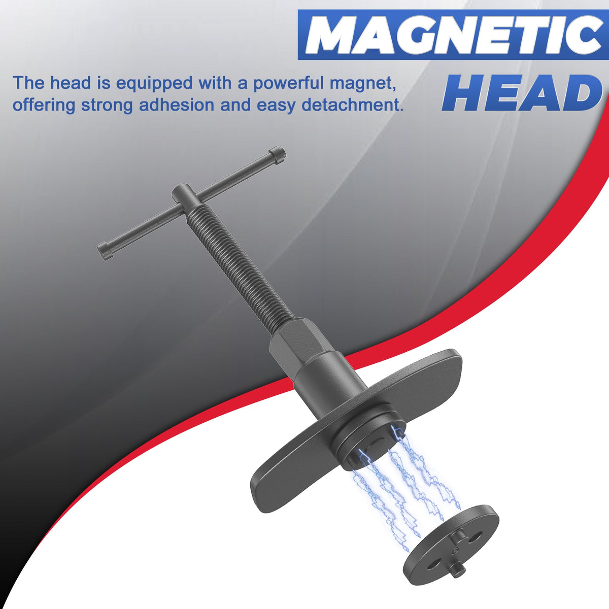 EVERESTWAY tools in use on car caliper showing safe piston wind-back and pad replacement