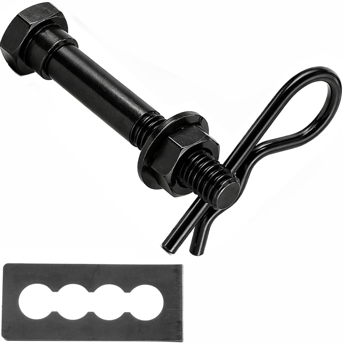 eVerHITCH anti-rattle pin detail showing secure, noise-free attachment