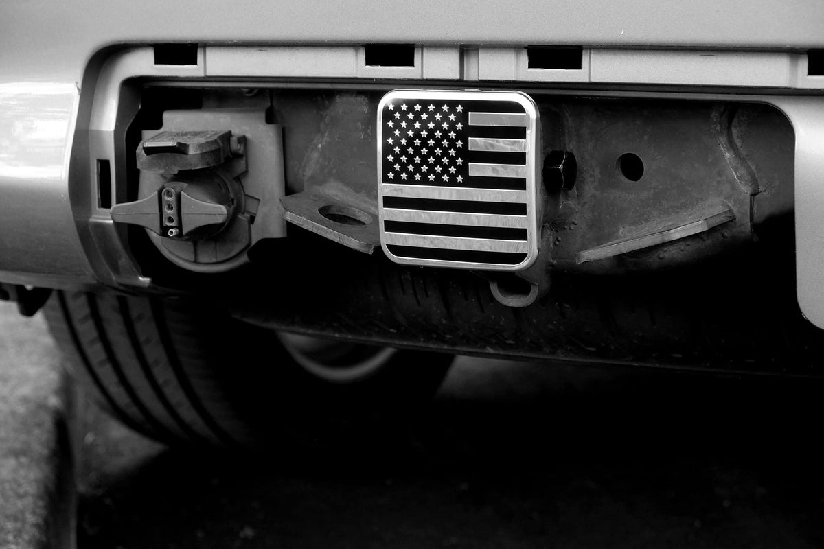 eVerHITCH on parked truck in outdoor scene showing weather-ready design