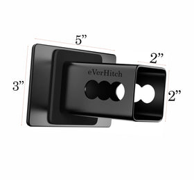 eVerHITCH side detail of carbon steel body showing rugged construction benefit