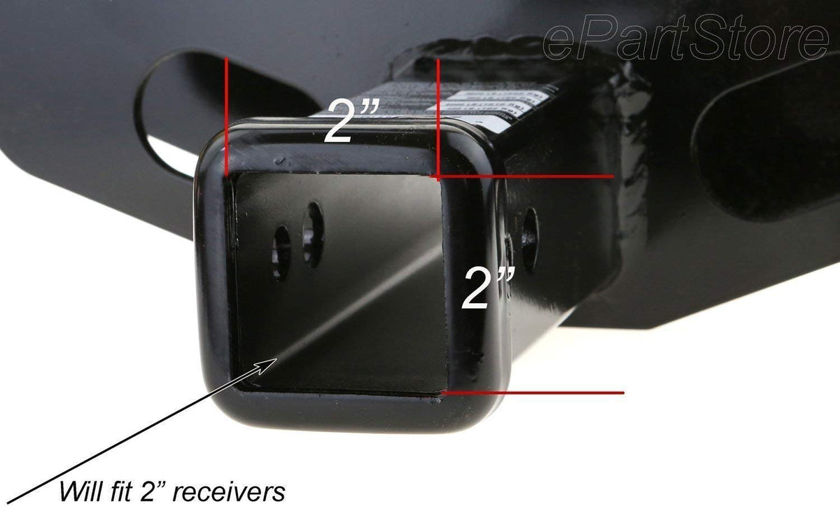 eVerHITCH installed on truck receiver demonstrating secure fit and improved appearance