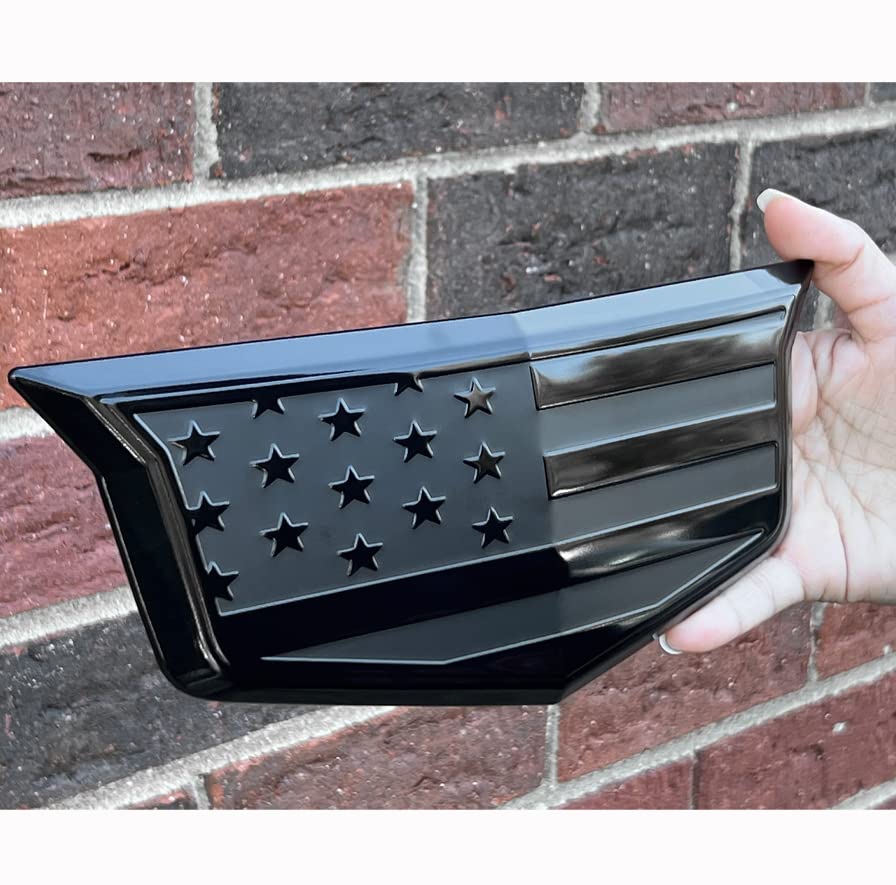 eVerHITCH rear emblem overlay installed with durable finish and vehicle customization benefit