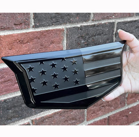 eVerHITCH rear emblem overlay installed with durable finish and vehicle customization benefit