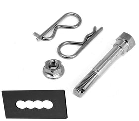 eVerHITCH insertion into 2-inch receiver showing proper size and easy installation