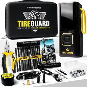 EVERLIT case open showing organized kit for fast roadside repairs
