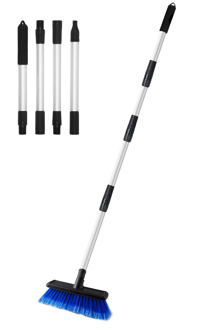 EVERRUSH front packaging showing brush and long handle benefit easy storage