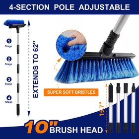 EVERRUSH close-up of soft bristles highlighting paint-safe gentle cleaning