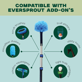 EVERSPROUT metal alloy threaded tip close-up for secure attachment