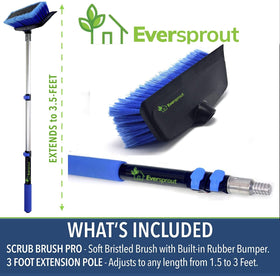 EVERSPROUT close-up of soft bristles showing scratch-safe cleaning benefit