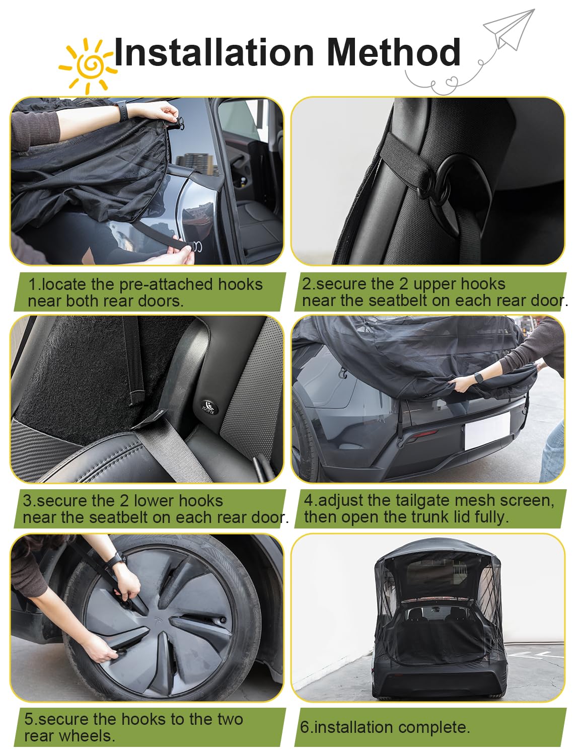 EVFITUS compact carry bag folded small for trunk storage and convenience