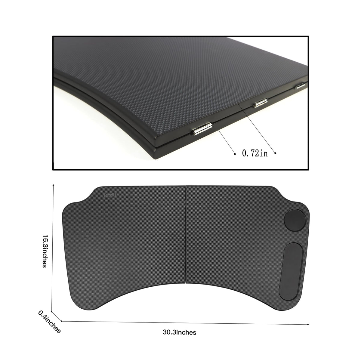 EVFITUS lifestyle shot parked with tray for comfortable work and dining