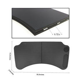 EVFITUS lifestyle shot parked with tray for comfortable work and dining