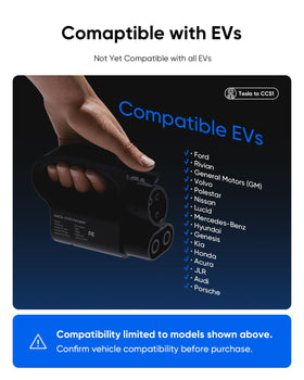 EG evgoer closeup of ergonomic grip offering easier unplugging and comfort