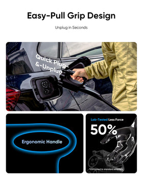 EG evgoer connected to a Tesla Supercharger demonstrating expanded charging access