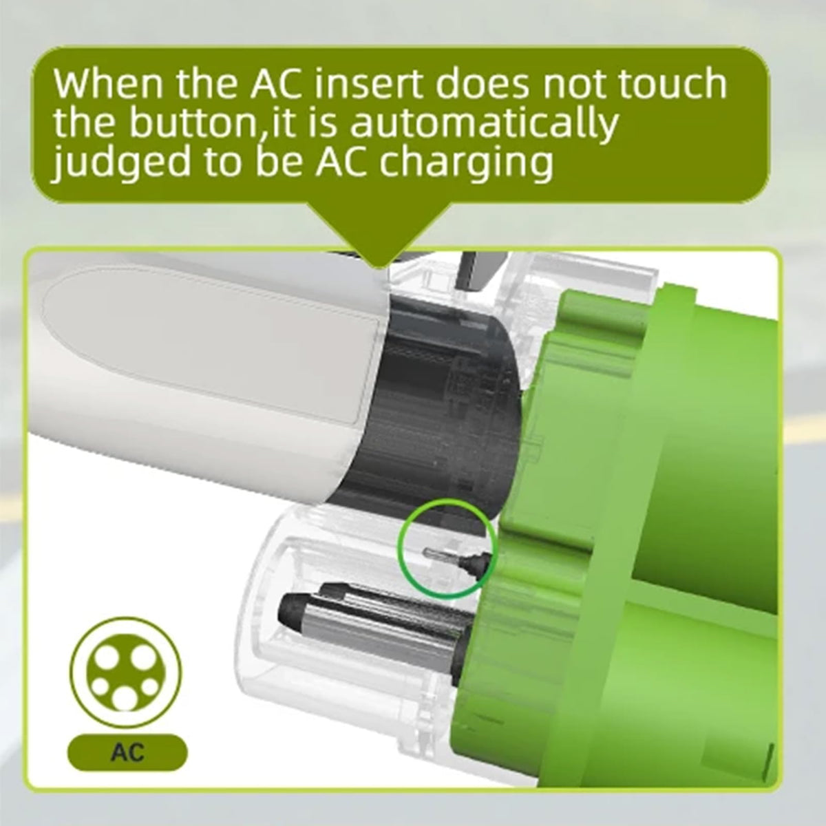 EVHIKING impact-resistant case open protecting the adapter for secure transport and storage