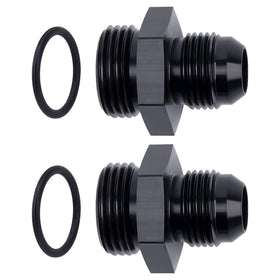 EVIL ENERGY front view of 10AN to AN12 ORB adapter showing shape and finish, durable connection benefit