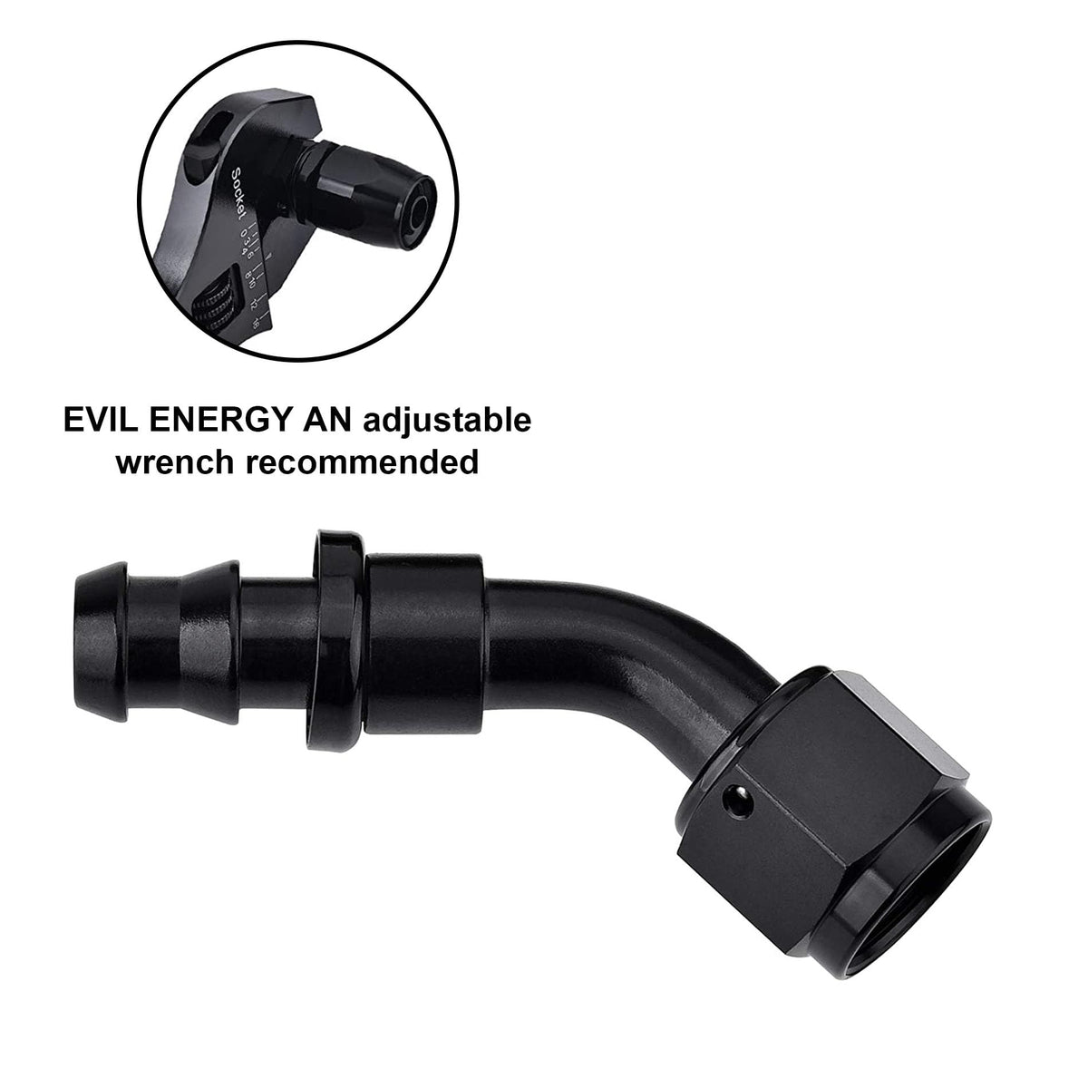 EVIL ENERGY installed in engine bay demonstrating neat hose routing benefit