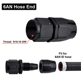 EVIL ENERGY close-up of 9/16-18 UNF thread detail for secure connection