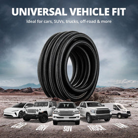 EVIL ENERGY coiled 20ft hose illustrating length and flexible routing benefit