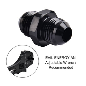 EVIL ENERGY coupler beside a wrench showing scale and easy-handling for quick installs