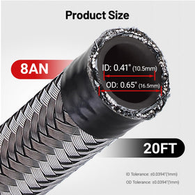 EVIL ENERGY stainless steel braid close-up showing durable weave and abrasion resistance