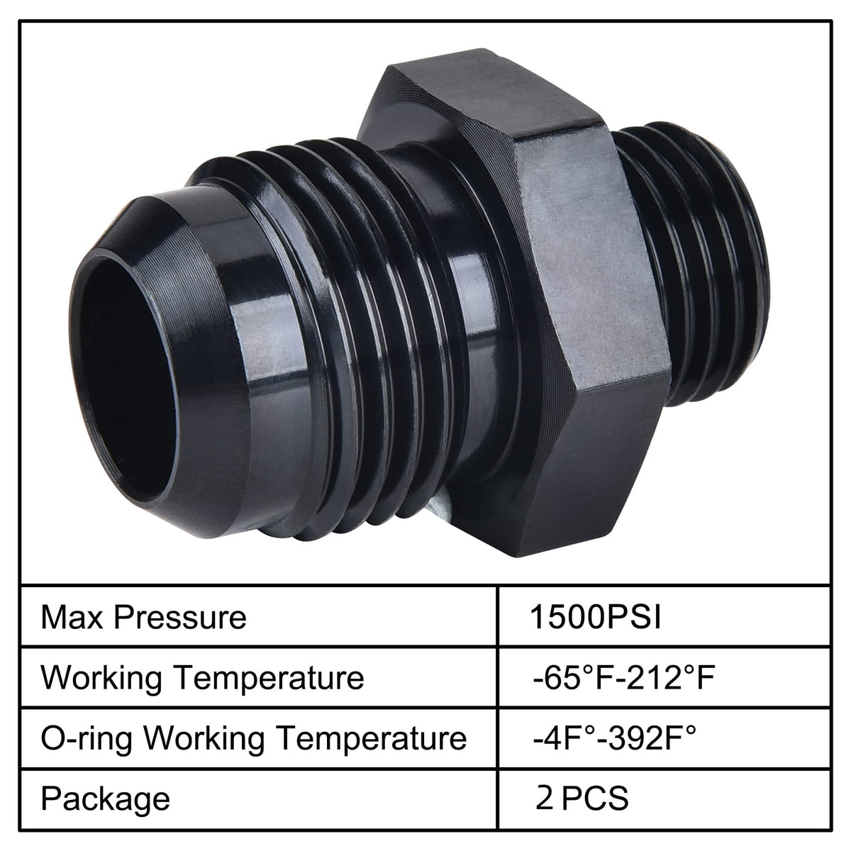 EVIL ENERGY adapter installed on a fuel rail, simplifies plumbing conversions