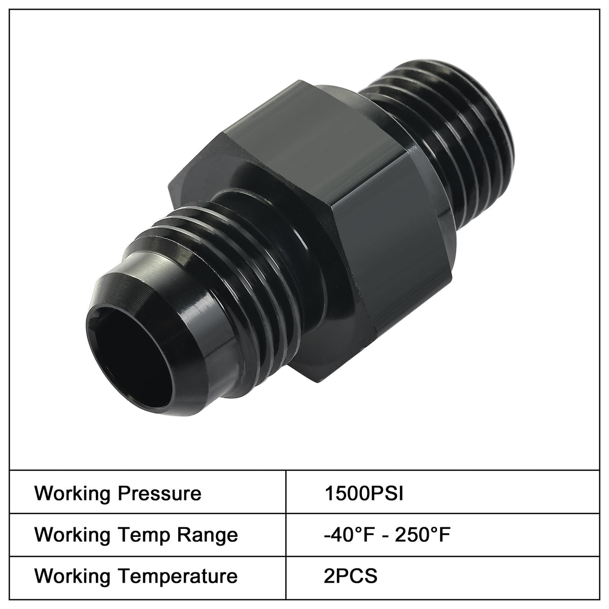 EVIL ENERGY adapter installed on transmission port showing reliable connection benefit