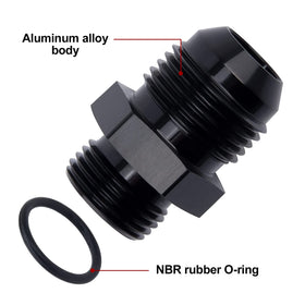 EVIL ENERGY image of ORB side with NBR O-ring visible for secure seal against leaks