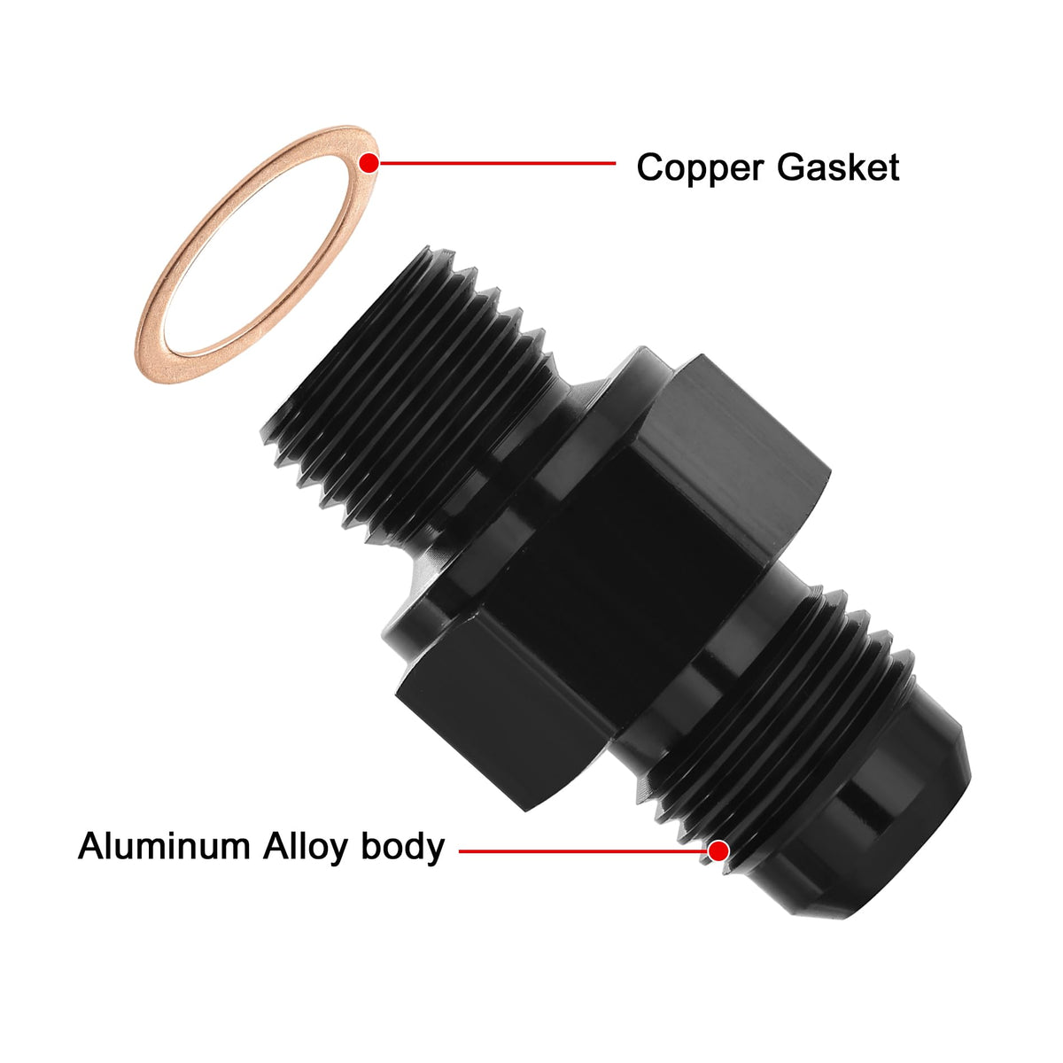 EVIL ENERGY adapter next to ruler to show compact size and easy fit benefit