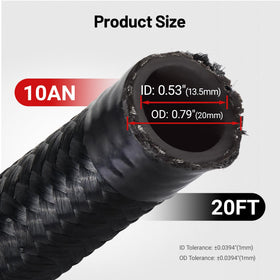 EVIL ENERGY aluminum 10AN swivel fittings detail highlighting corrosion resistance benefit