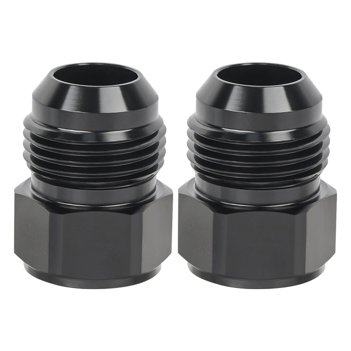 EVIL ENERGY front view of AN12 male to AN10 female adapter showing form and finish benefit