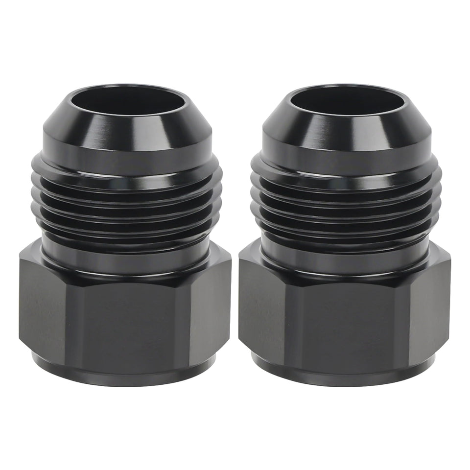 EVIL ENERGY front view of AN12 male to AN10 female adapter showing form and finish benefit