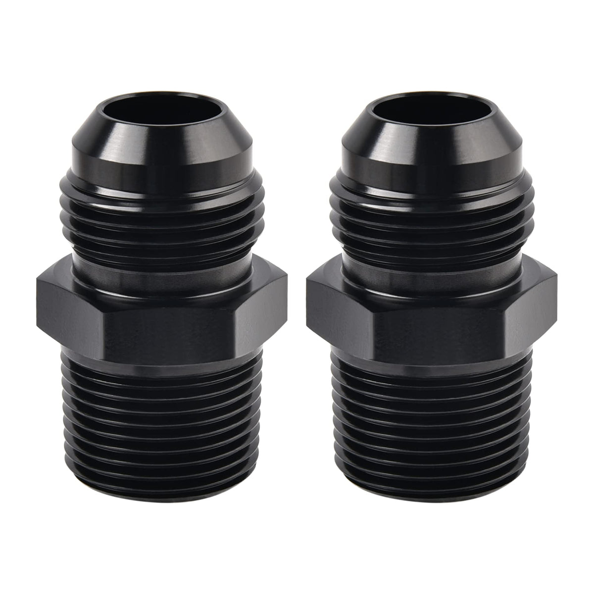 EVIL ENERGY adapter front view showing anodized finish and wrench flats, durable protection