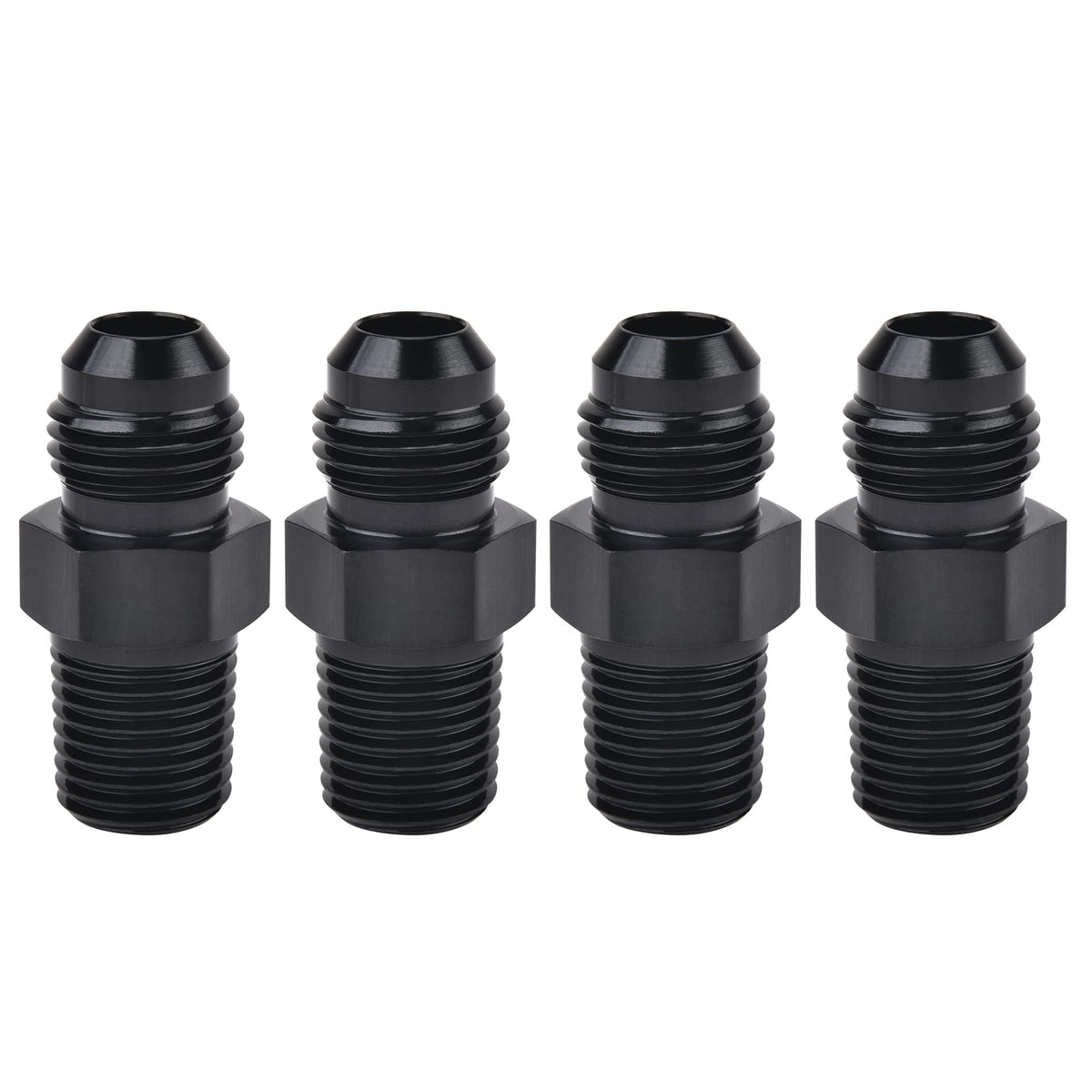 EVIL ENERGY adapter front view showing compact anodized black finish and benefit of corrosion resistance