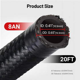 EVIL ENERGY cutaway of CPE inner tube displaying chemical resistance and durability