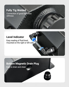 EVIL ENERGY barb fitting detail showing M14x1.5 thread and 3/8" hose compatibility