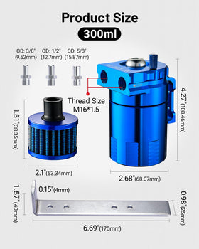 EVIL ENERGY breather filter detail highlighting washable element for vented installation