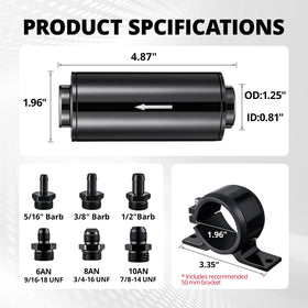 EVIL ENERGY open end cap with accessible filter element for quick maintenance
