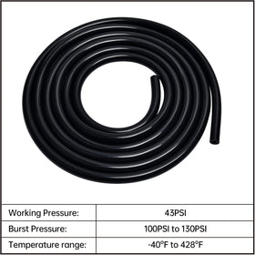 EVIL ENERGY trimmed hose end revealing inner diameter for accurate fitting
