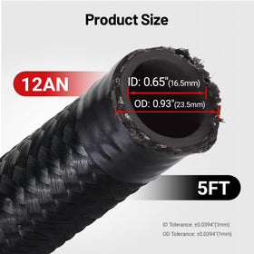 EVIL ENERGY hose end showing AN12 swivel-ready fitting and reliable connection