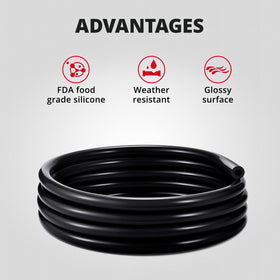 EVIL ENERGY hose in an engine bay demonstrating secure vacuum line routing benefit