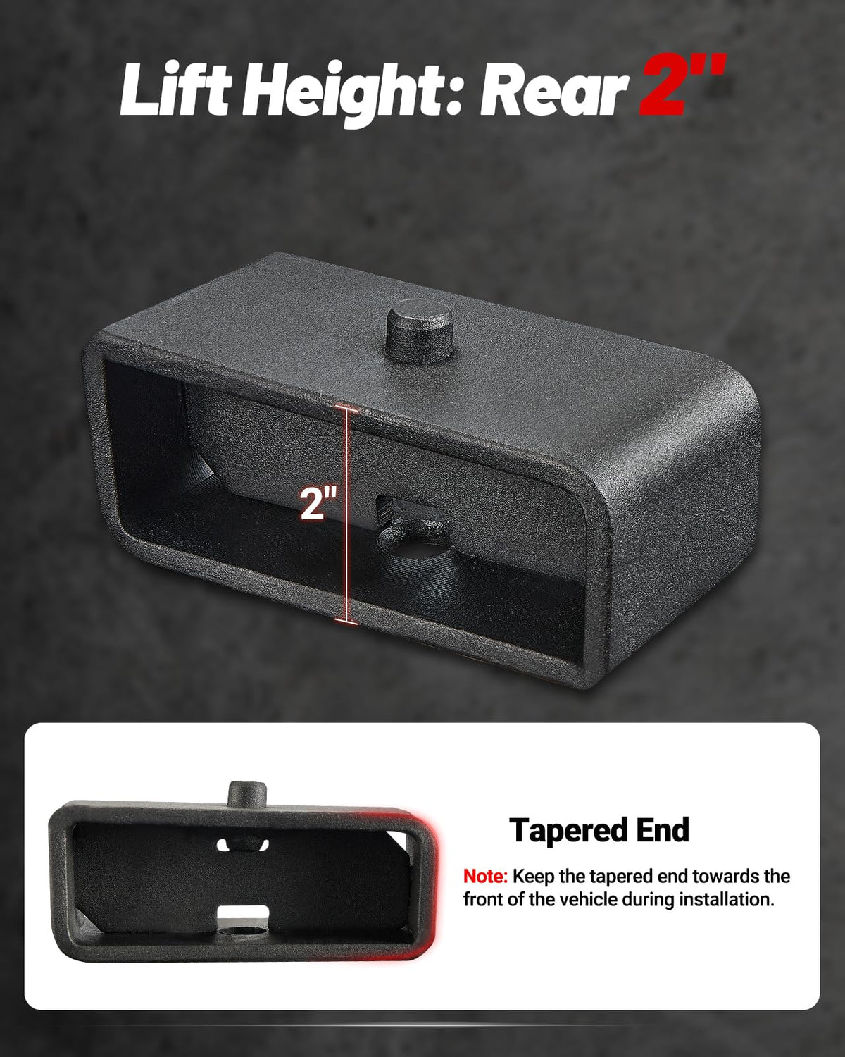 EVIL ENERGY extended square U-bolts detail demonstrating secure fitment