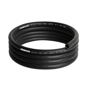 EVIL ENERGY front view of 3/4" fuel hose showing full 10ft length and label, durable supply line