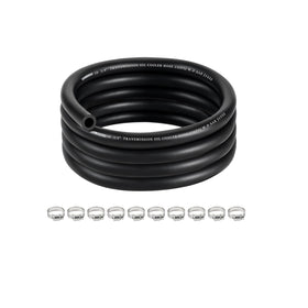 EVIL ENERGY front view of 3/8" transmission hose showing length and fittings for easy identification
