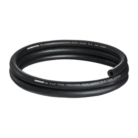 EVIL ENERGY front view of 5ft fuel hose showing label and fit benefits