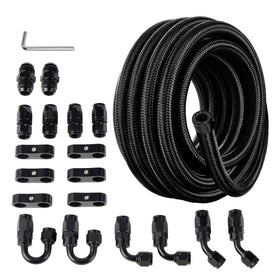 EVIL ENERGY front packaging showing complete 6AN fuel line kit and components