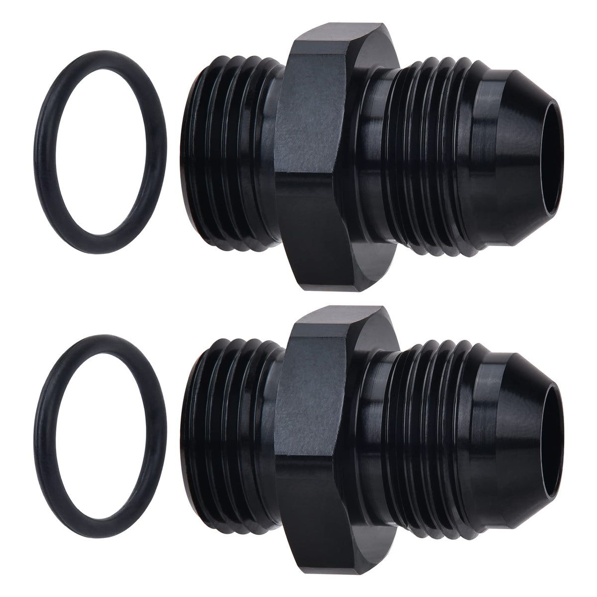 EVIL ENERGY adapter front view showing black anodized finish and compact profile for durability